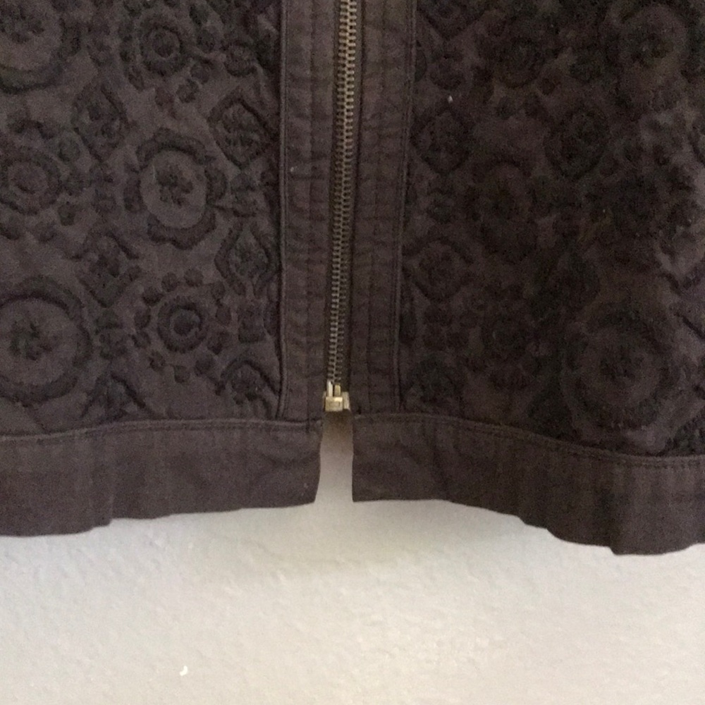 Embroidered brown jacket - Picture 3 of 4